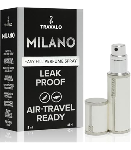 Travalo Milano Perfume Atomizer - Leak-Proof and TSA Approved for